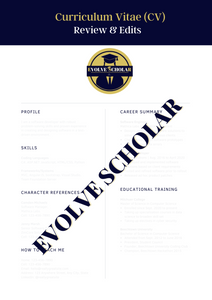 Curriculum Vitae (CV) Review & Edits