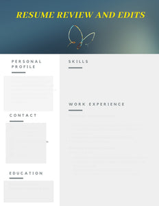 Resume Review & Edit Service